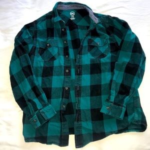 Boys Plaid Long Sleeve Shirt